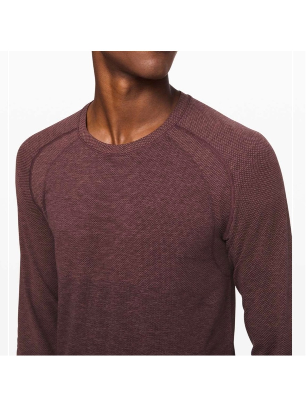 Lululemon Metal Vent Tech Long Sleeve 2.0 Red Dust / Arctic Plum Men's Medium - Picture 3 of 8